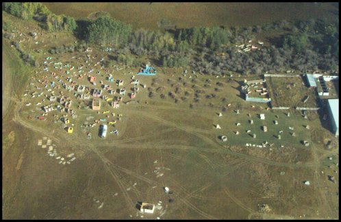 Weekend Warriors Paintball - an Aerial View